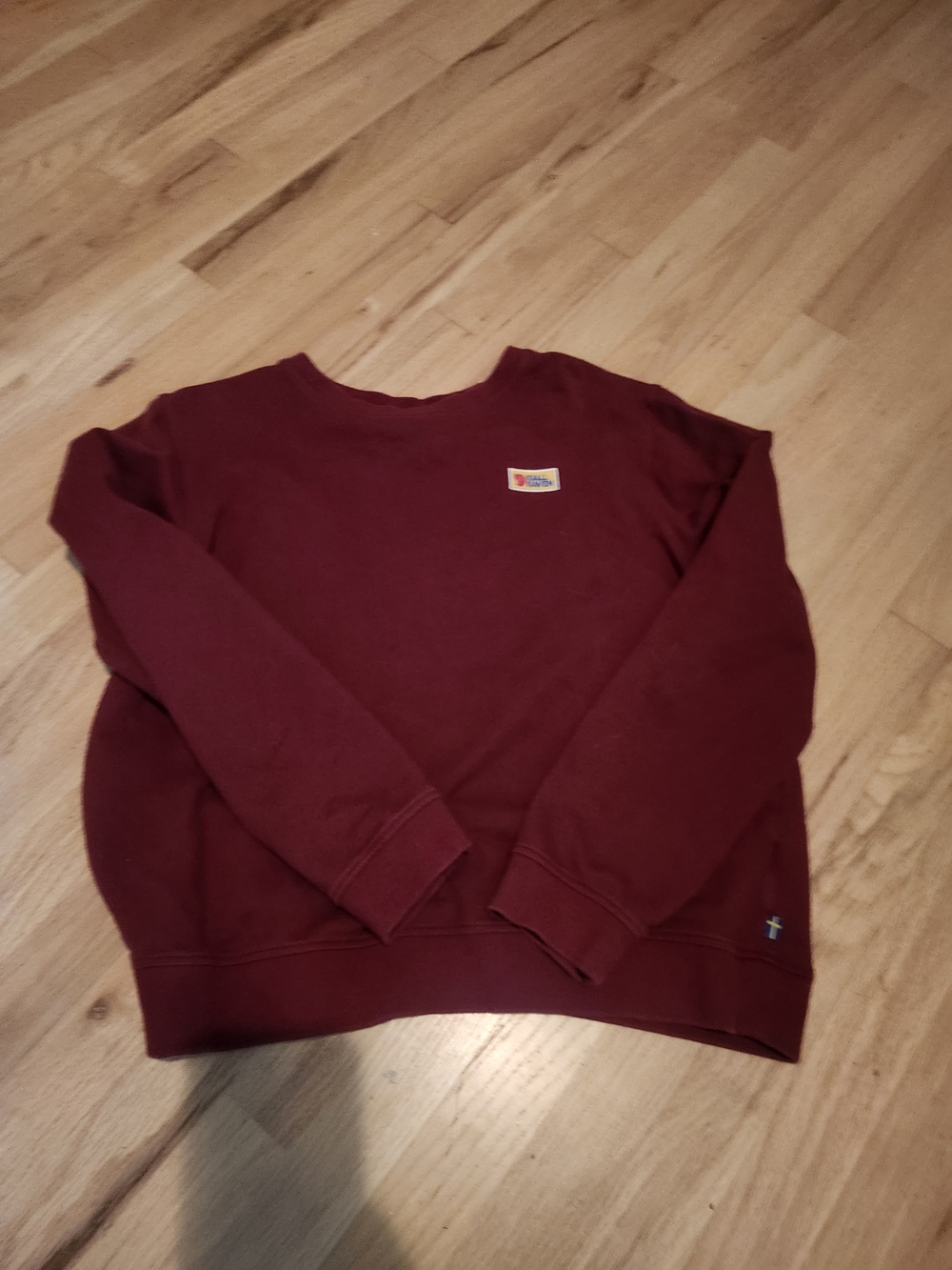 Fjallraven WoMen's Deep Wine Crewneck Sweatshirt